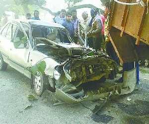 sdm injured in accident